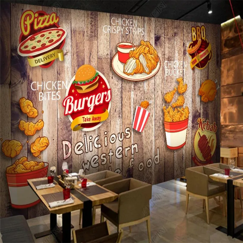 ที่กําหนดเองไก่ทอดเบอร์เกอร์วอ - Food Snacks Background บทวิจารณ์และราคา