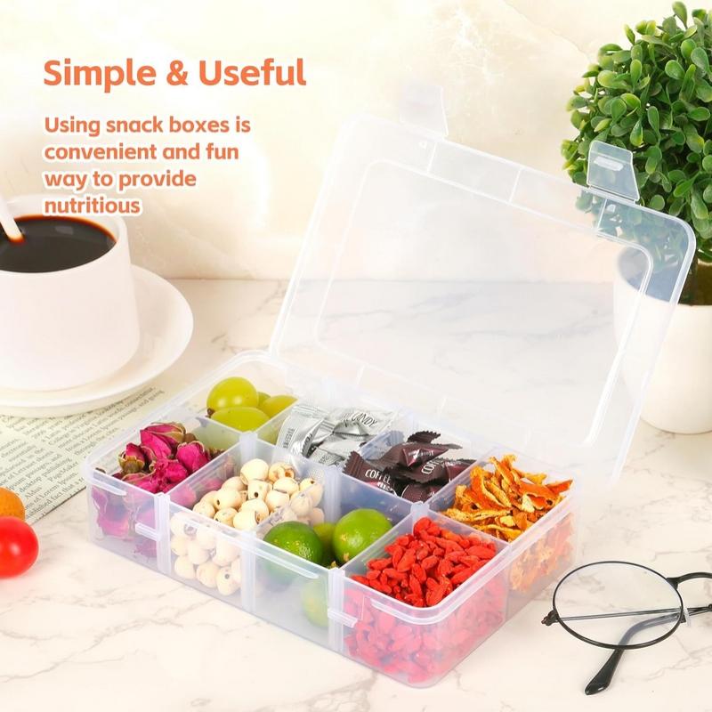 กล่องใส่ขนม 8 ช่อง กล่องเก็บขอ - Food Snacks With Iron บทวิจารณ์และราคา