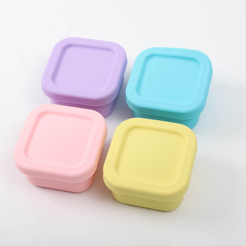 กล่องอาหารกลางวันซิลิโคนแบบปิด - Food Snacks For Kids บทวิจารณ์และราคา