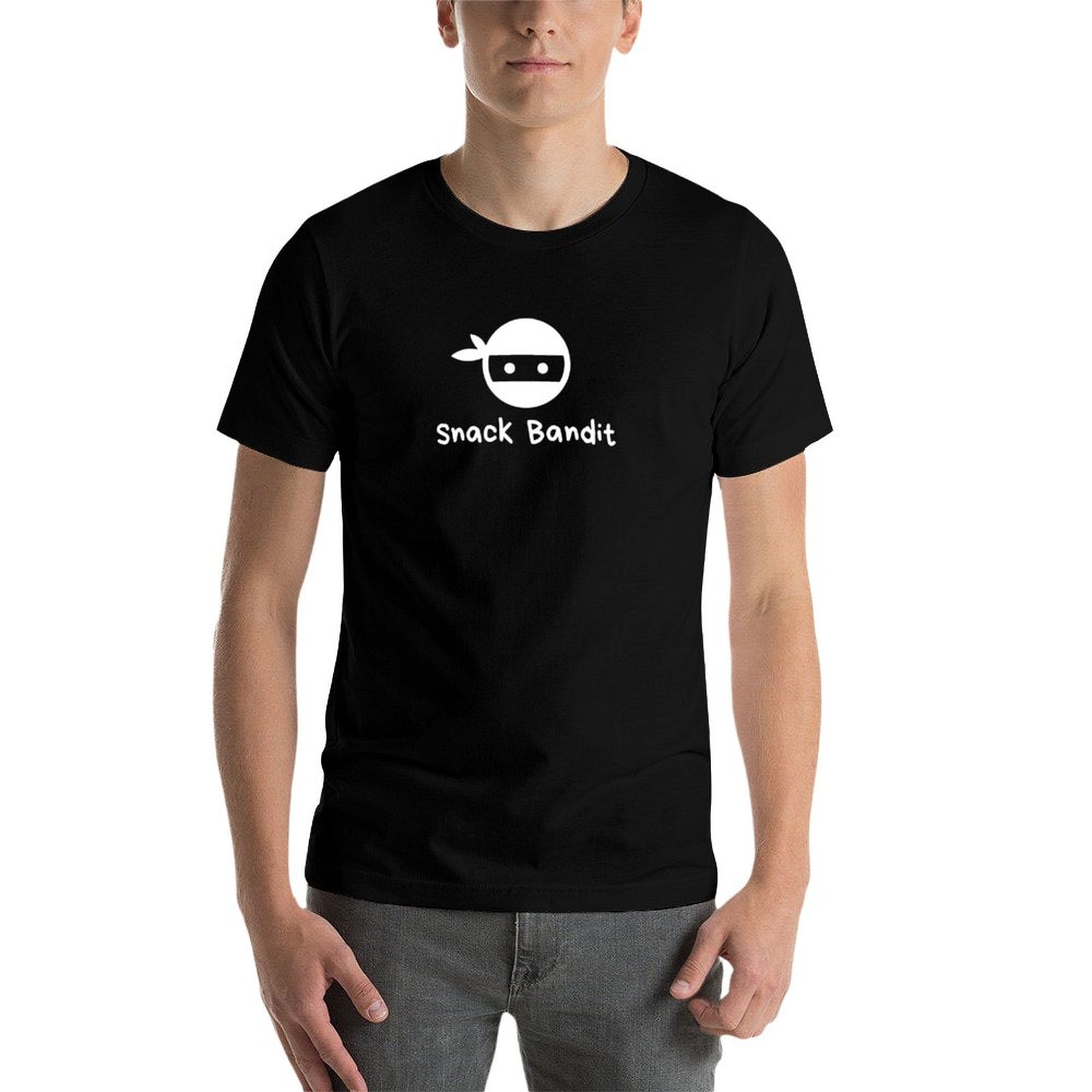 เสื้อยืดลาย Snack Bandit สำหรั - Food Snacks Background บทวิจารณ์และราคา