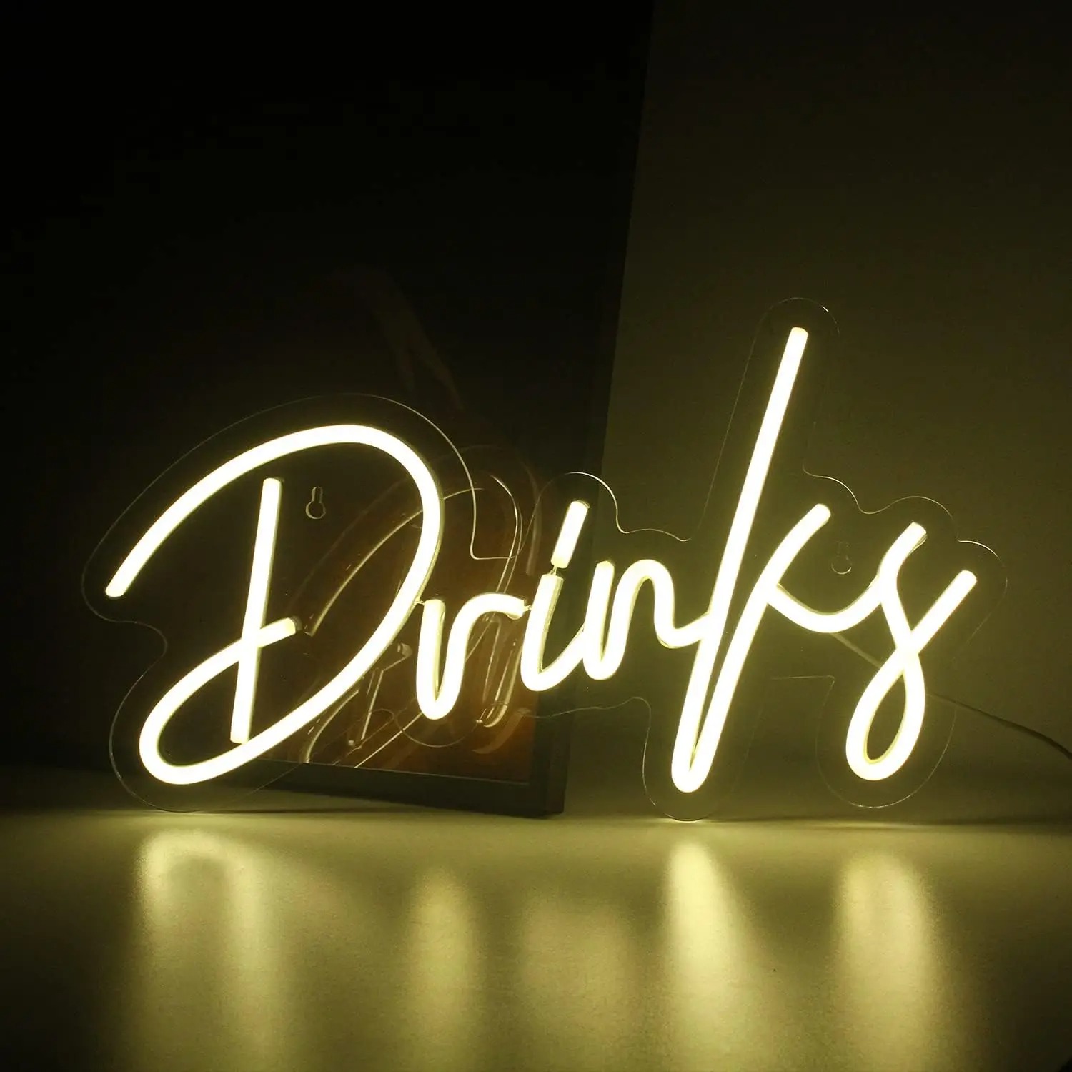 เครื่องดื่มและขนมบาร์ LED Neon - Food Snacks Background บทวิจารณ์และราคา