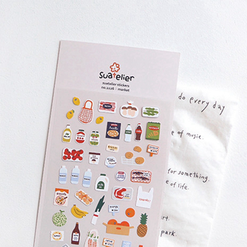 Suatelier No.1126 สติกเกอร์ “M - Junk Food Snacks บทวิจารณ์และราคา