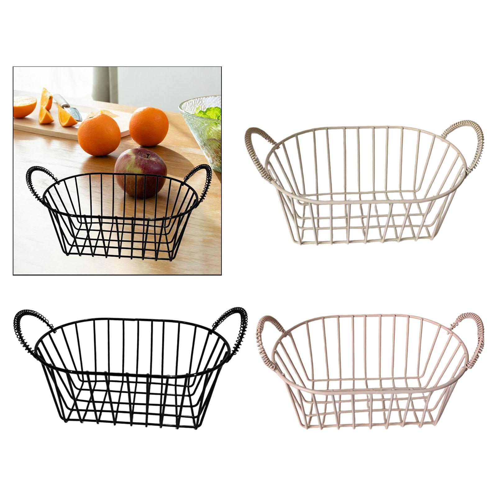 ตะกร้าเก็บของในครัวสไตล์ฟาร์มเ - Food Snacks With Iron บทวิจารณ์และราคา