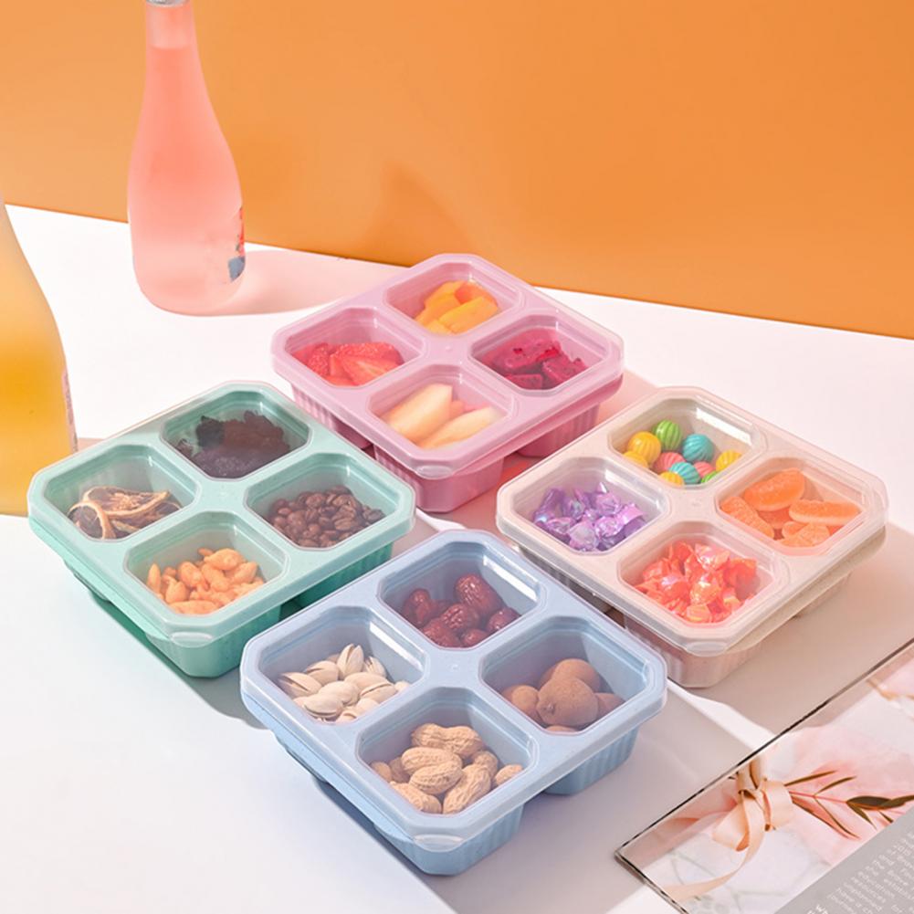 กล่องใส่ของว่าง 4 ชิ้น กล่องใส - Food Prep Snacks บทวิจารณ์และราคา