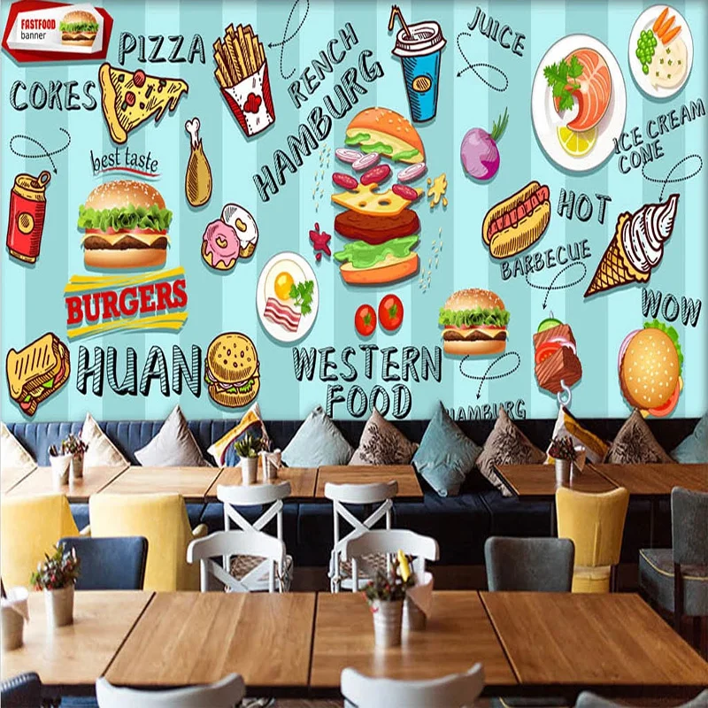 วอลล์เปเปอร์ 3D แบบกำหนดเอง วา - Food Snacks Background บทวิจารณ์และราคา
