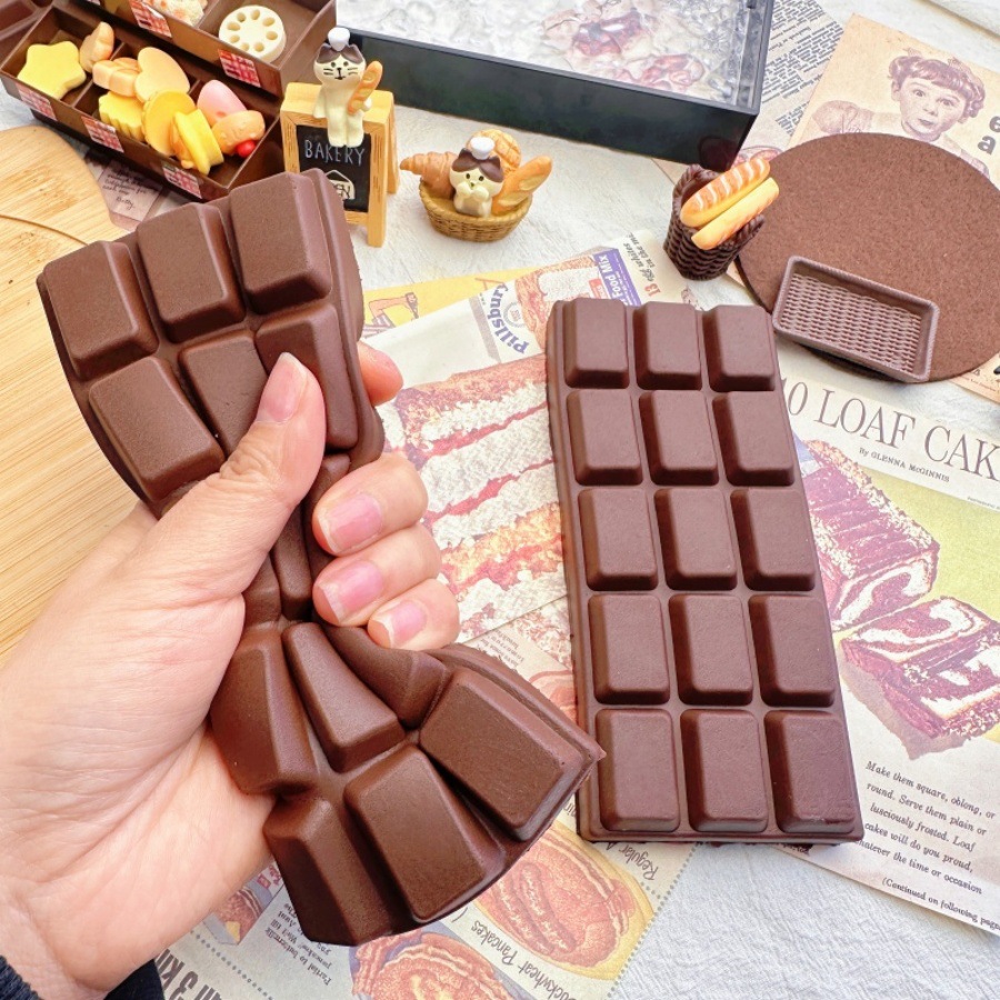 ของเล่นบีบจำลองช็อกโกแลตแบบนุ่ - Junk Food Snacks บทวิจารณ์และราคา