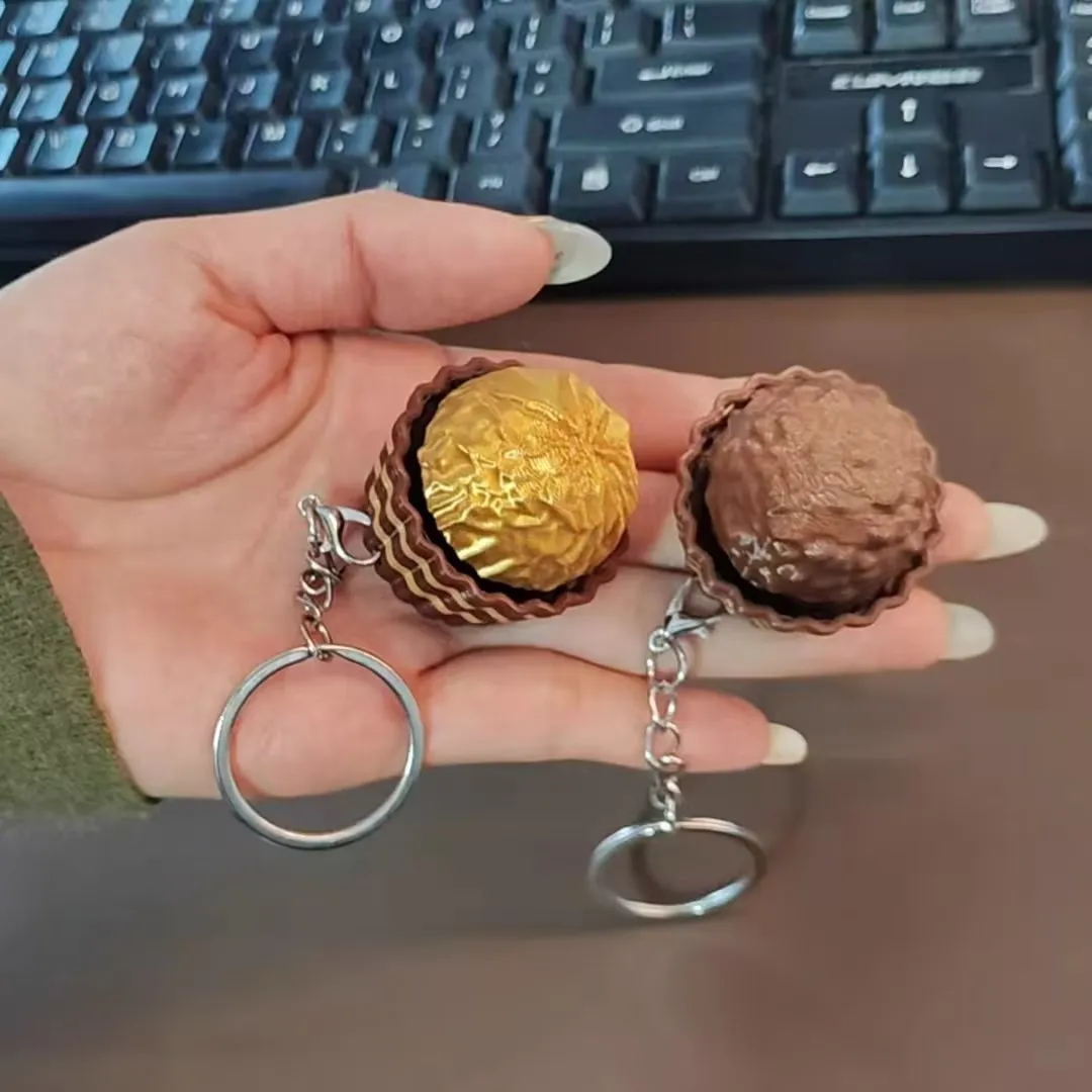 พวงกุญแจรูปคีย์บอร์ดช็อกโกแลตด - Junk Food Snacks บทวิจารณ์และราคา