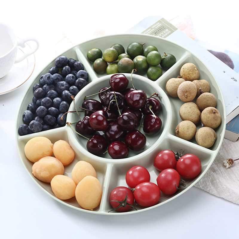 จานขนมผลไม้ถาดใส่อาหาร6ช่องจาน - Food Platter Snacks บทวิจารณ์และราคา