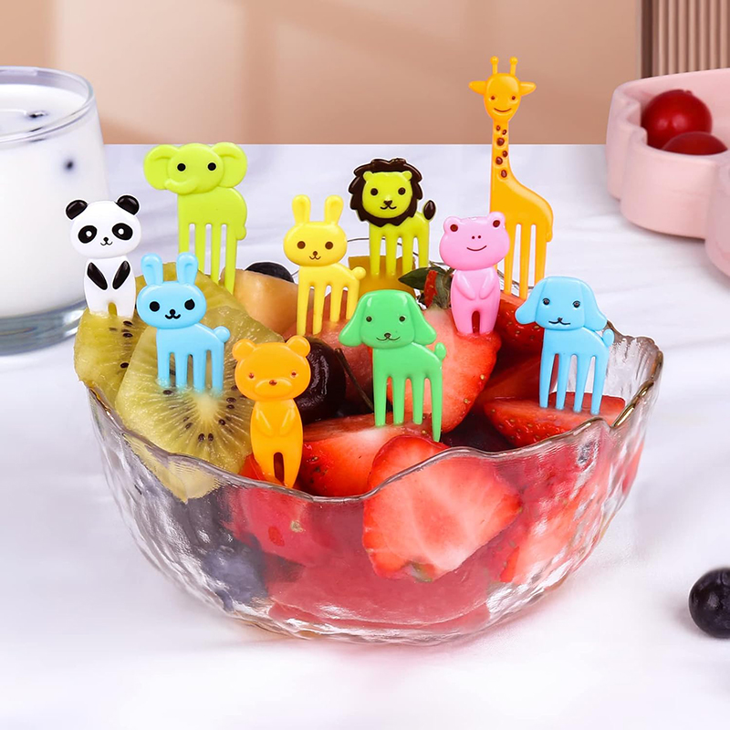 มินิการ์ตูนส้อมผลไม้สําหรับเด็ - Food Snacks For Kids บทวิจารณ์และราคา
