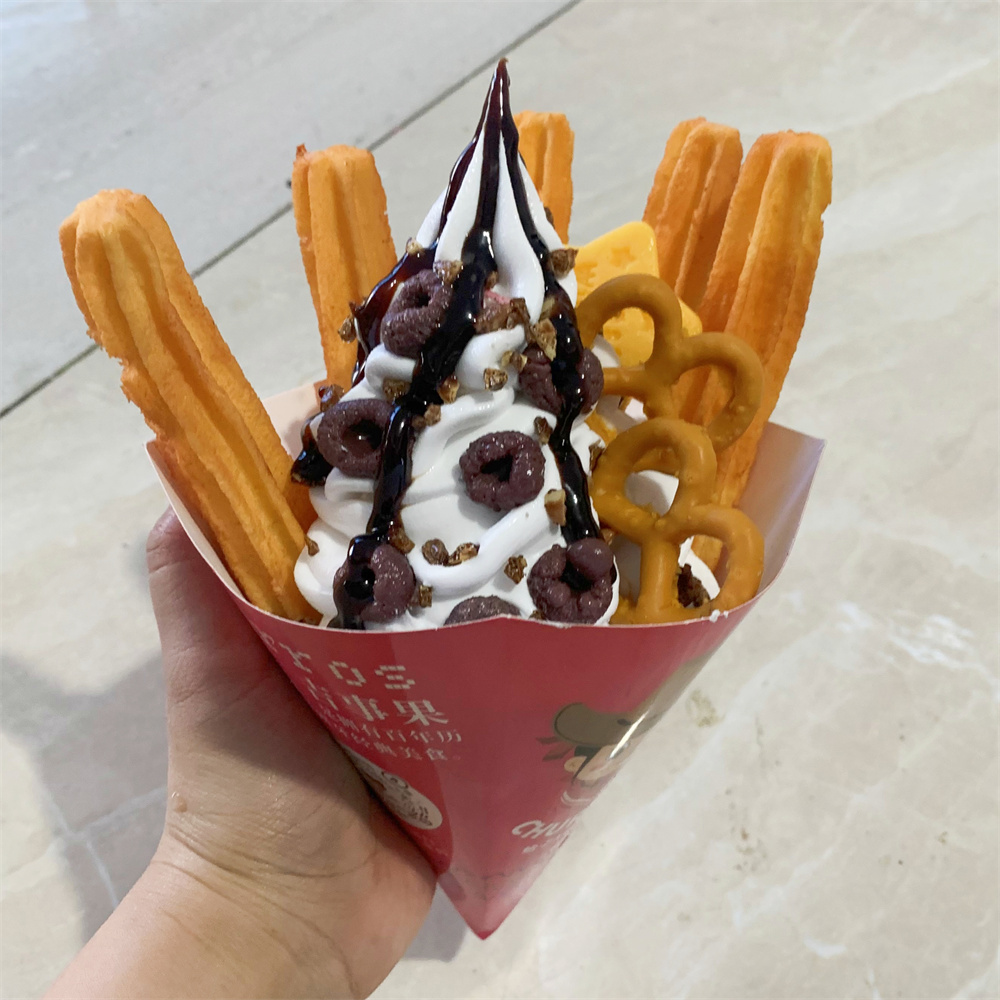 ปลอมน้ําตาลหวาน Churros อาหารค - Junk Food Snacks บทวิจารณ์และราคา