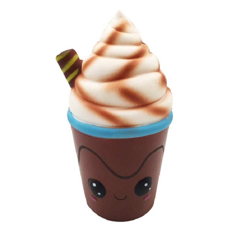 จัมโบ้ช็อกโกแลตไอศกรีม Squishy - Junk Food Snacks บทวิจารณ์และราคา