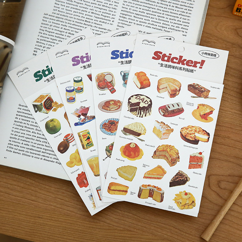 สติกเกอร์อาหารน่ารัก สไตล์สวยง - Junk Food Snacks บทวิจารณ์และราคา