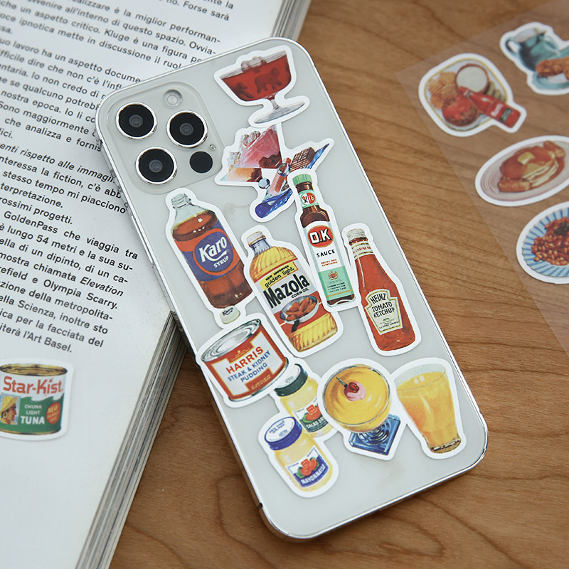 สติกเกอร์อาหารน่ารัก สไตล์สวยง - Junk Food Snacks บทวิจารณ์และราคา