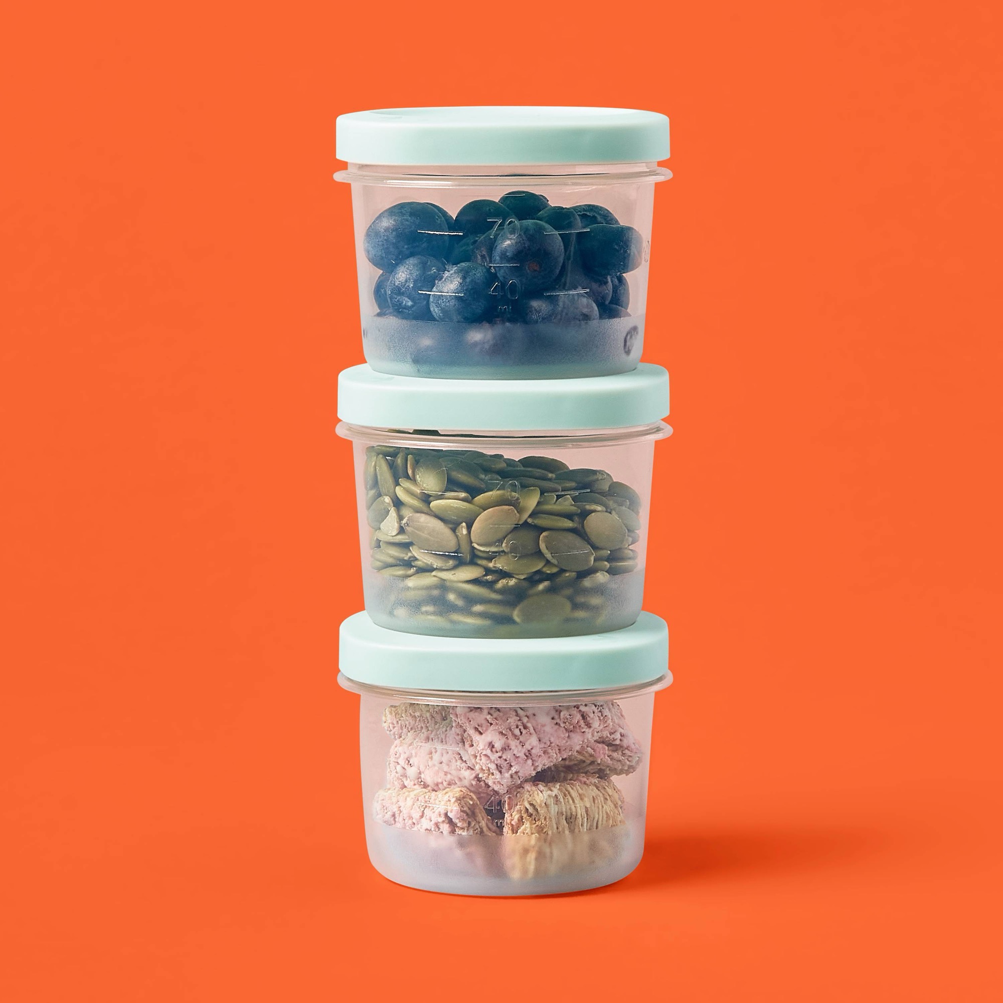 ภาชนะเก็บอาหารแบบล็อคเกลียวทรง - Food Prep Snacks บทวิจารณ์และราคา
