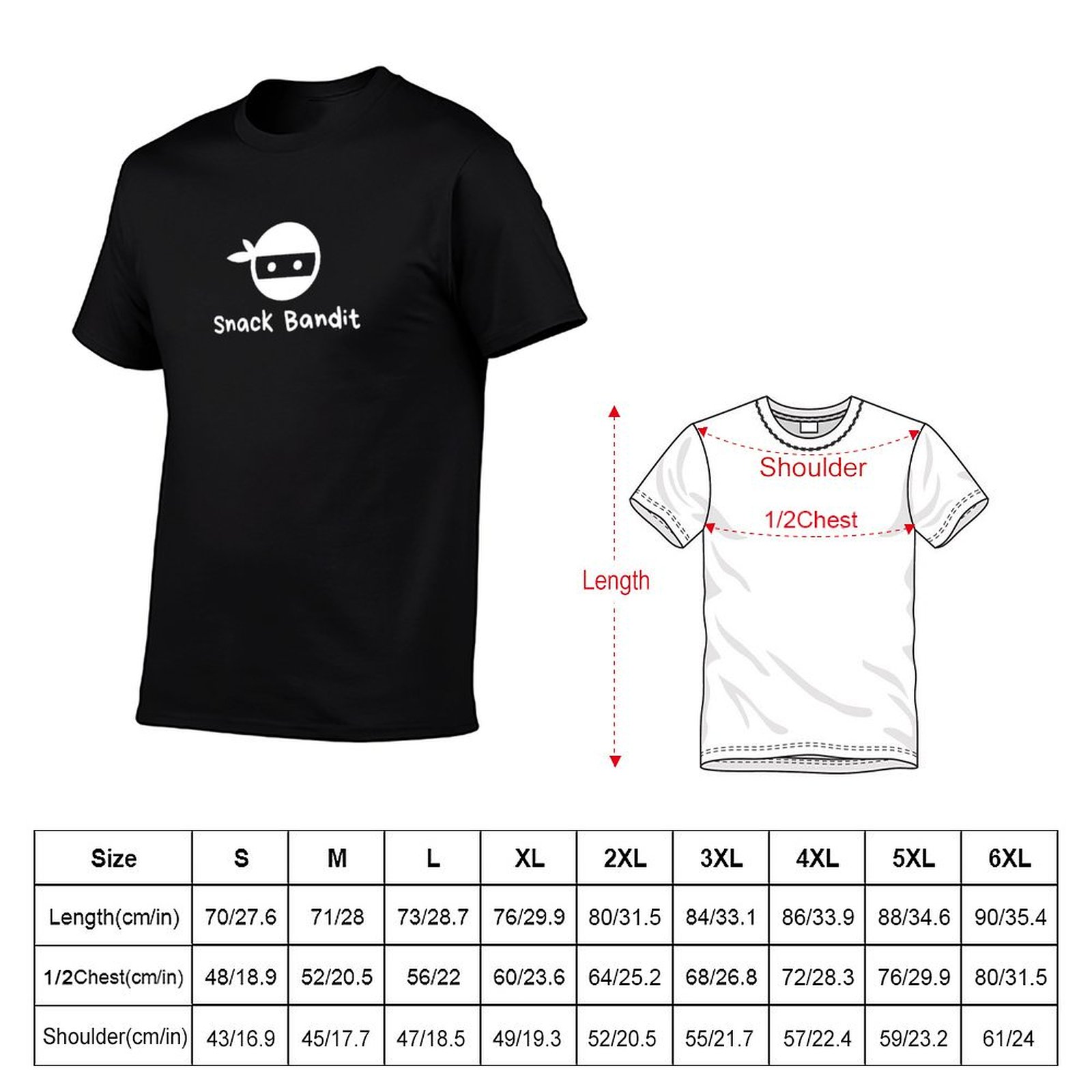 เสื้อยืดแขนสั้นลาย Snack Bandi - Food Snacks Background บทวิจารณ์และราคา
