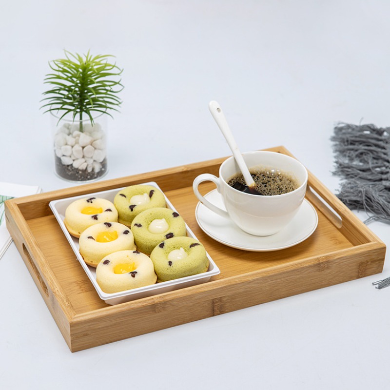 ชุดถาดเสิร์ฟไม้ไผ่ธรรมชาติ ถาด - Food Platter Snacks บทวิจารณ์และราคา