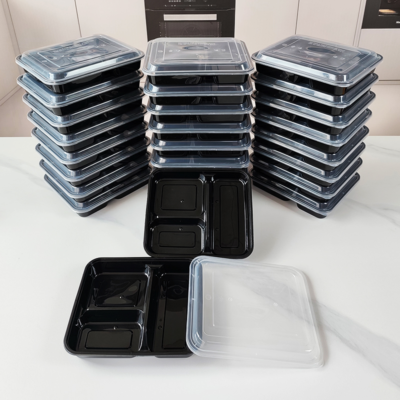 กล่องเตรียมอาหาร 3 ช่อง ขนาด 3 - Food Prep Snacks บทวิจารณ์และราคา